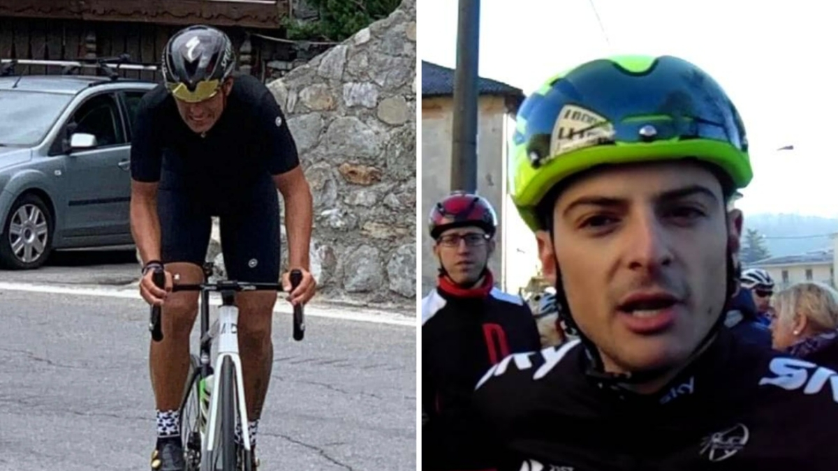 Martino Caliaro, pendolare in bicicletta: «Pedalo dal lago Maggiore alla Svizzera per lavorare, 110 chilometri al giorno. E non faccio code alla dogana»