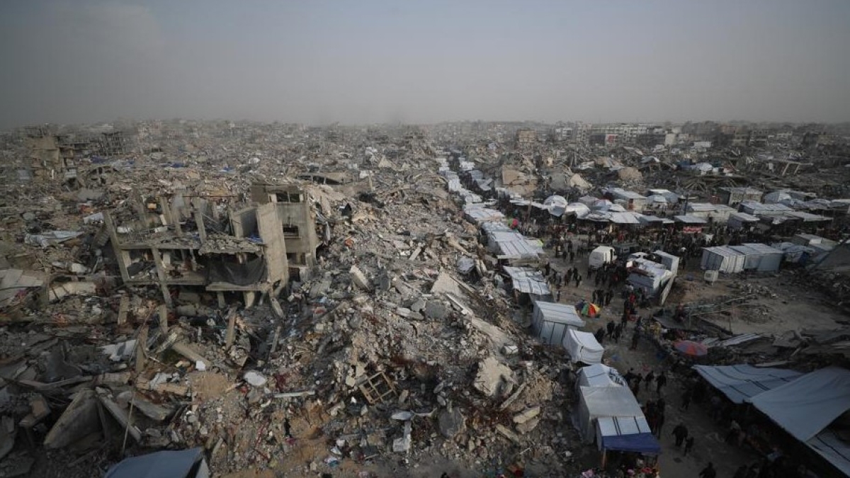 Le immagini aeree di Gaza, terra martoriata: le cartoline della morte