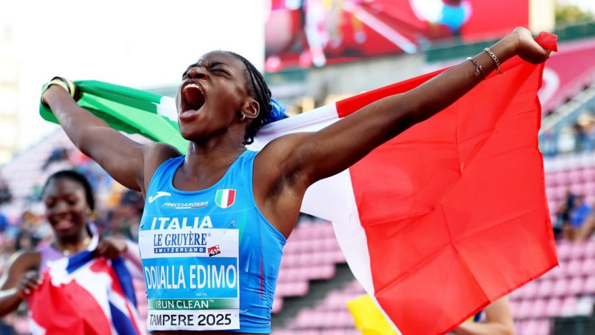 Kelly Doualla vince l'oro nei 100 metri agli Europei U20 di Tampere