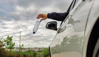 Rifiuti lanciati dalle auto: multe fino a 18 mila euro e nelle aree protette c’è anche l’arresto