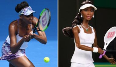 La nuova vita di Venus Williams: gioca gli Us Open a 45 anni (e le viene dedicata una Barbie)