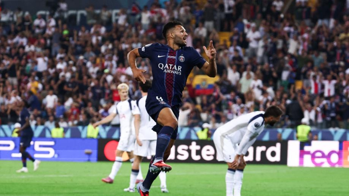 Psg-Tottenham di Supercoppa europea risultato 4-3 dopo i calci di rigore: i francesi pareggiano al 94', poi è festa