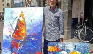Il pittore del Lago di Como: «Ho smesso di dipingere, non posso più lavorare in strada»