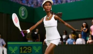 Venus Williams ispira una nuova Barbie prima di giocare gli Us Open