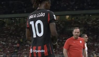 Leao fuori per infortunio dopo il gol in Milan-Bari di Coppa Italia: cosa è successo