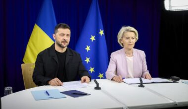 Zelensky e i leader europei in missione da Trump. Gli Usa: «Servono garanzie per Kiev»