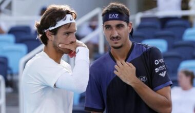 Tennis, Musetti e Sonego perdono la finale del doppio a Cincinnati