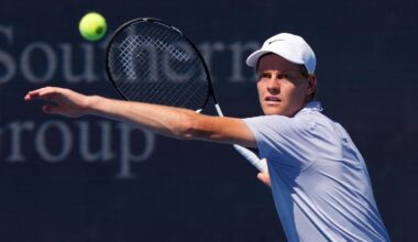 Sinner, dopo Cincinnati operazione recupero per lo Us Open
