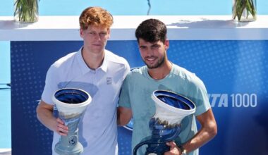 Tennis, Alcaraz: può tornare primo dopo 3 anni. Anche grazie agli stop di Sinner