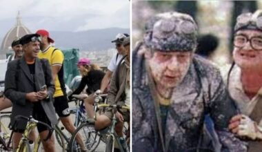 Firenze, il ritorno della Coppa Cobram di Fantozzi dal vivo e con il Signor Giancarlo della Ruota della Fortuna