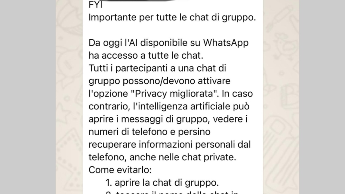 Cos'è la Privacy Avanzata di WhatsApp e perché non c'entra niente con l'intelligenza artificiale Meta AI
