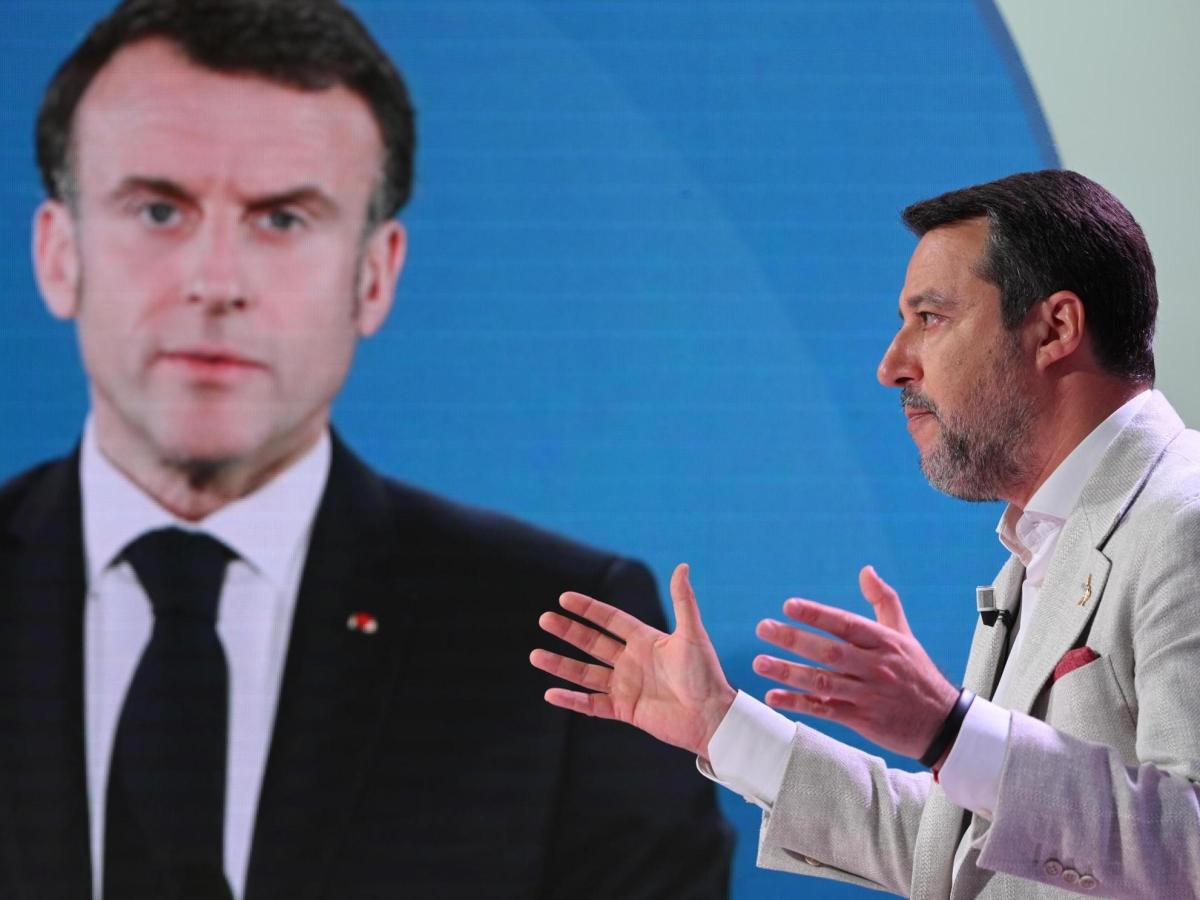 Salvini contro Macron sull'Ucraina, critiche nel centrodestra: «La politica estera spetta alla premier e al ministro Tajani»