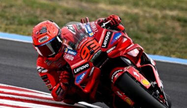 MotoGp in Ungheria, la gara in diretta: Bezzecchi in testa su Marc Marquez ed Acosta, cadono Bastianini e Alex Marquez