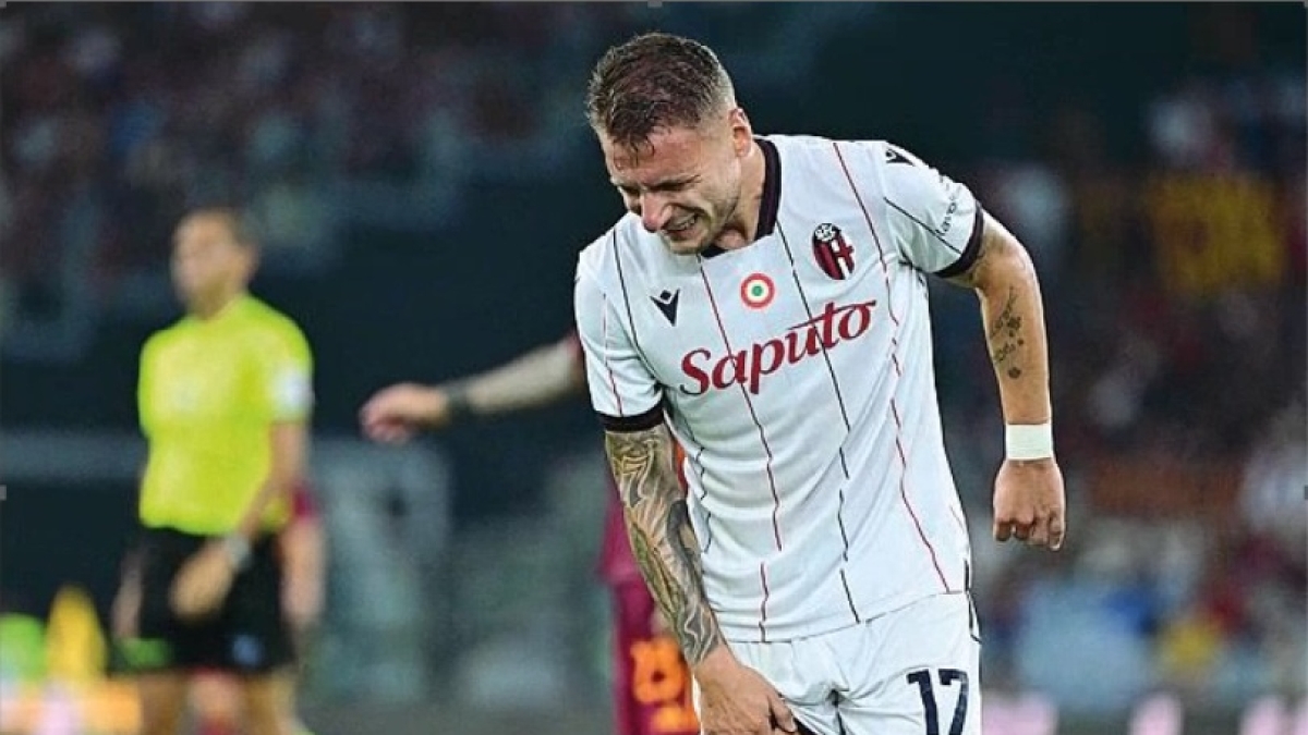 Bologna in ansia per Ciro Immobile dopo l'infortunio contro la Roma, rischia di fermarsi a lungo