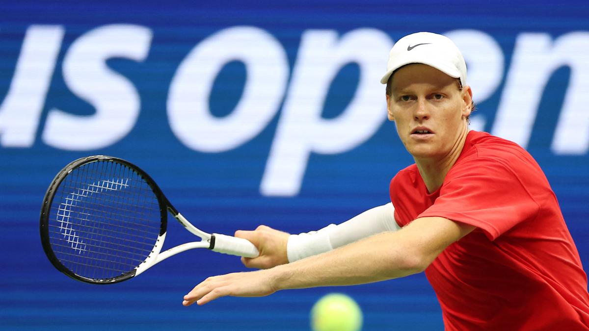 Sinner allo Us Open, l'allenamento prima del match con Kopriva