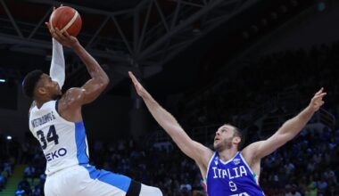 Europei di basket, Italia-Grecia 66-75: per gli azzurri poco da fare contro Antetokounmpo