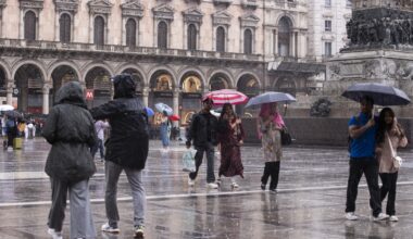 Ancora maltempo al Centro-Nord, allerta arancione in Lombardia e Toscana. Solo domenica torna il sereno