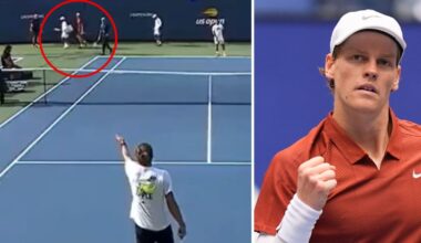 Sinner va ad allenarsi subito dopo aver battuto Popyrin agli Us Open. E Zverev «impazzisce»: «Ma cosa ci fa qui, non gli basta mai?»