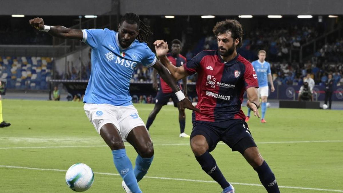 Napoli-Cagliari 1-0, gli azzurri la vincono con il gol di Anguissa al 95'