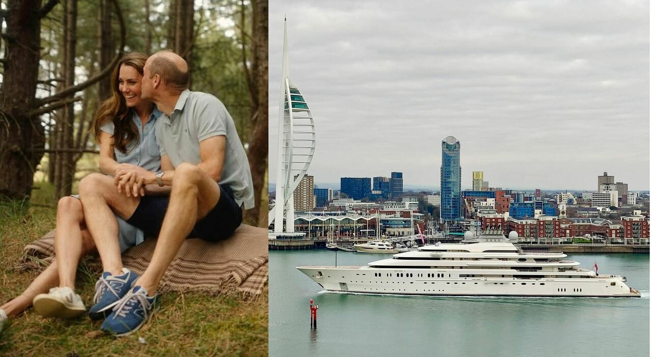 William e Kate, il mistero delle vacanze di lusso in Grecia e lo yacht dello sceicco (da 396 milioni) che li avrebbe ospitati con figli e nonni
