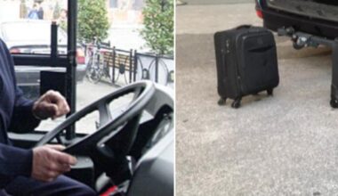 l'allarme dell'autista perché il bagaglio si muoveva