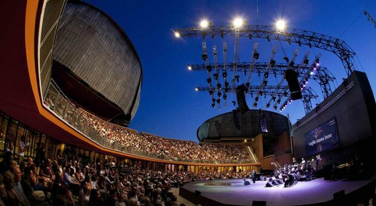 Un momento del concerto dell