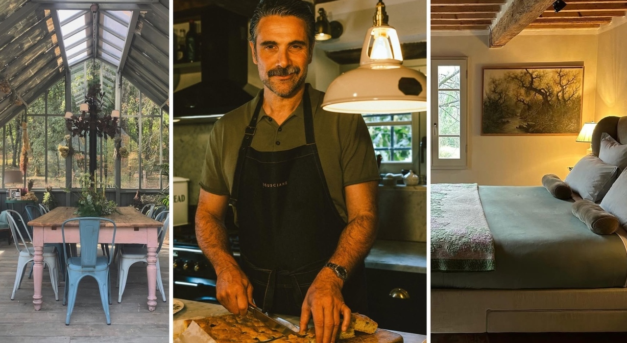 Luca Calvani festeggia 51 anni. Il casale immerso nella natura tra lavanda, olive e gli amati bassotti dove vive con il compagno Alessandro Franchini