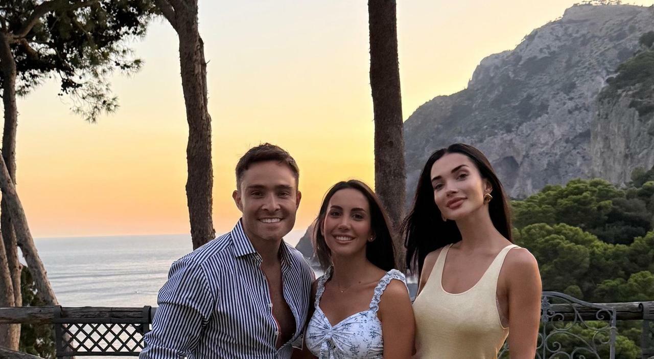 Ed Westwick e Amy Jackson sedotti da Capri: dolce vita mediterranea