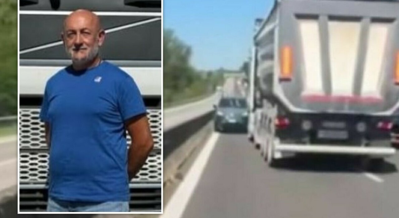 Auto contromano in autostrada, camionista lo blocca col Tir: «Non sono un eroe»