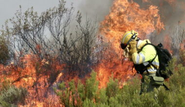 migliaia di evacuati. Un morto ustionato a Madrid. Massime di 44° in Andalusia