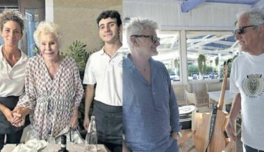 Michelle Hunziker (con Tronchetti Provera), Bono degli U2 a Porto Ercole, Rutelli e Palombelli all'Ultima Spiaggia