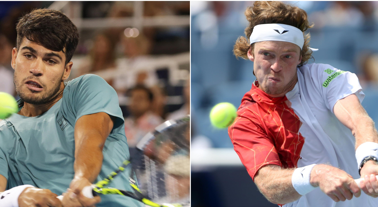 Cincinnati, Alcaraz batte Rublev e va in semifinale