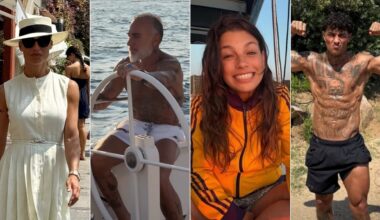 Michelle Hunziker a Capri, Emma Marrone e Vacchi in barca a vela, Totti e Noemi a Ponza, Belen in Sardegna