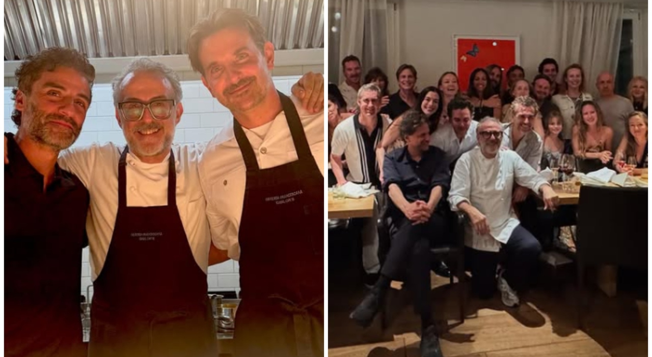 parata di stelle dallo chef Massimo Bottura