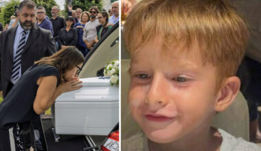 «Il suo amore era vero, non come sui social». Bambini in lacrime, il bacio alla bara bianca di mamma Dana
