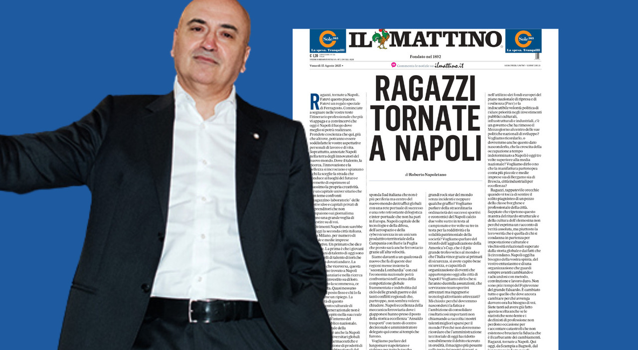 ora è serbatoio di talenti per atenei e imprese»