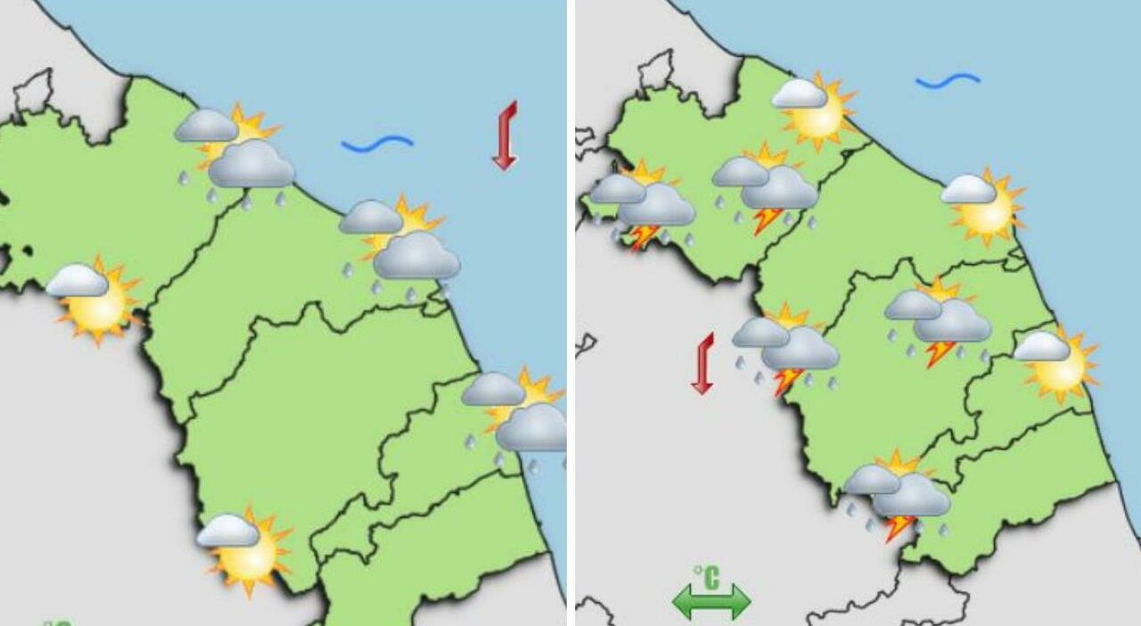 I temporali non sono finiti, un'altra allerta meteo sulle Marche: cosa succede nelle prossime ore - Corriere Adriatico