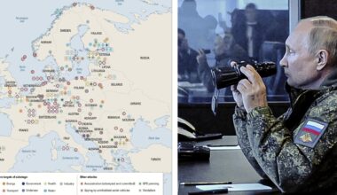 Russia, la mappa degli attacchi segreti all