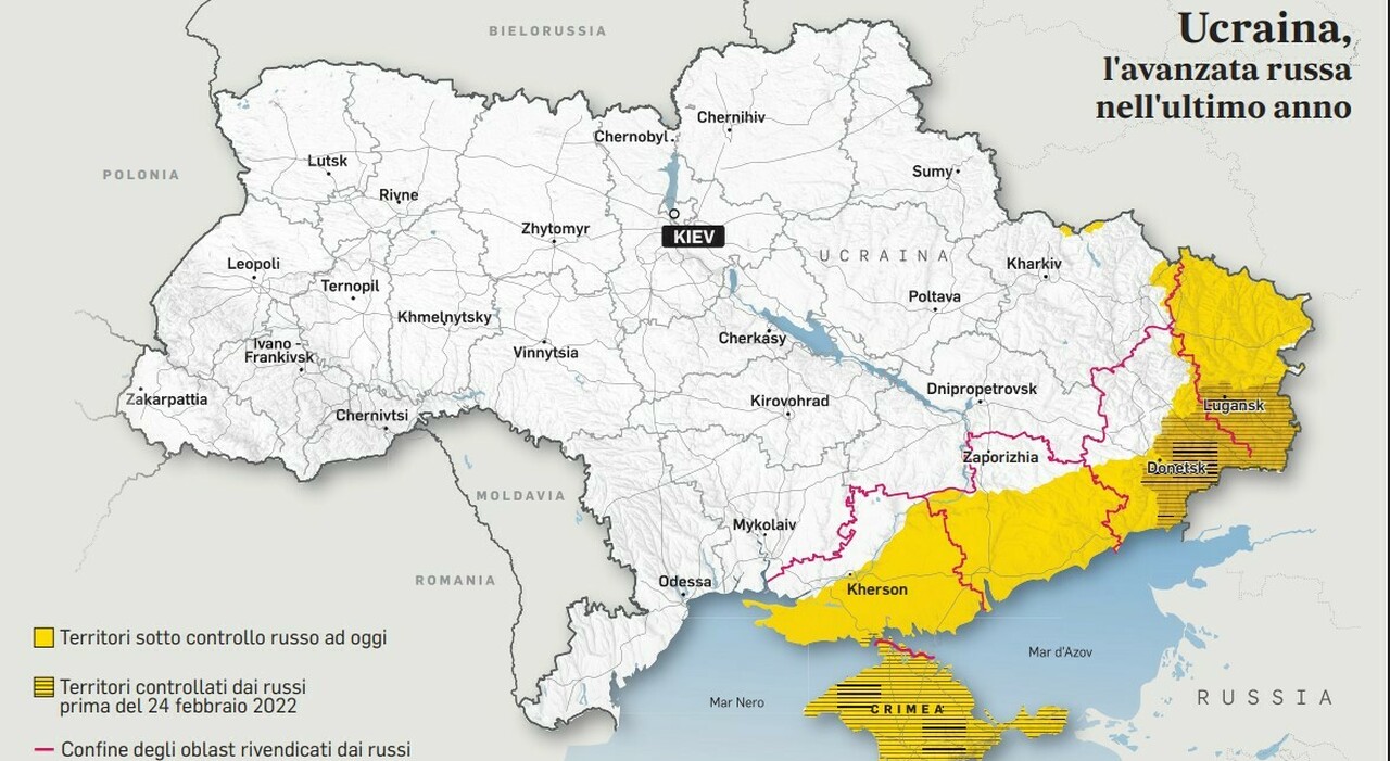 Guerra ucraina, un «anello d'acciaio» per proteggere Kiev dalla Russia: No Fly Zone, Articolo 5, intelligence e missili a lungo raggio - Il Messaggero