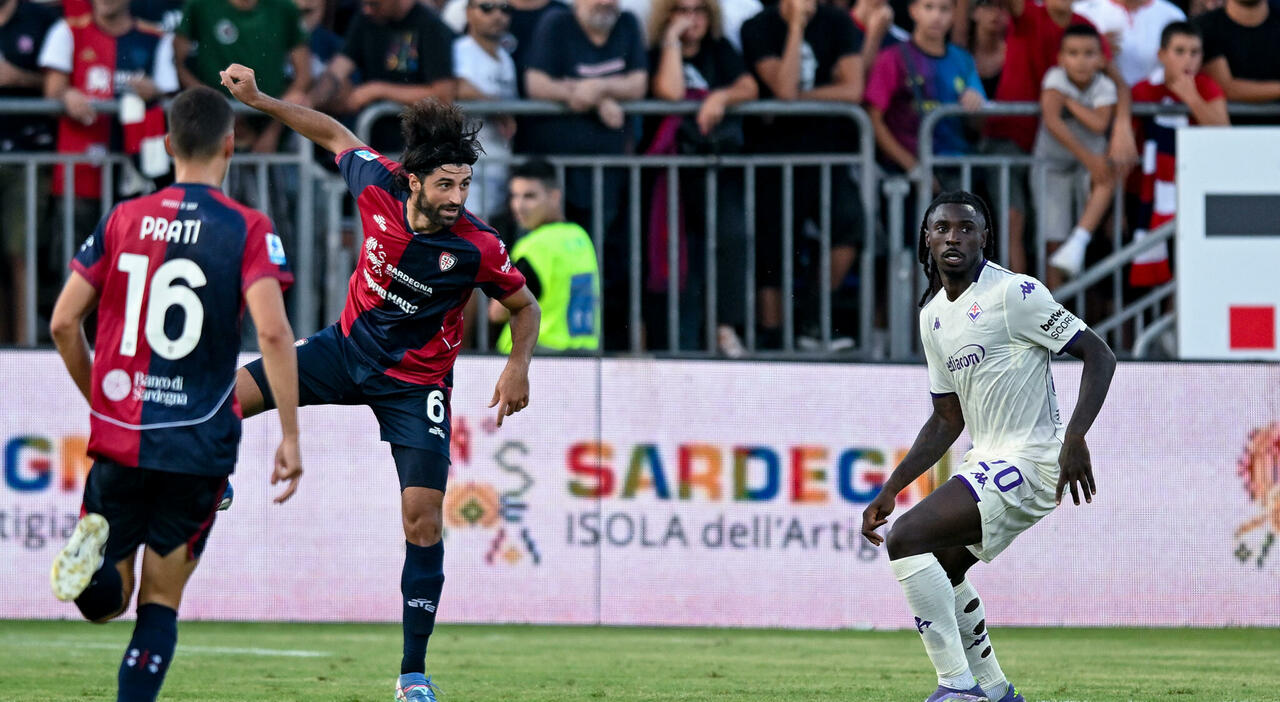 Cagliari-Fiorentina 1-1, le pagelle: Mandragora (7) segna dalla panchina, Luperto (7) decisivo nel recupero, Kean (5,5) - Il Messaggero