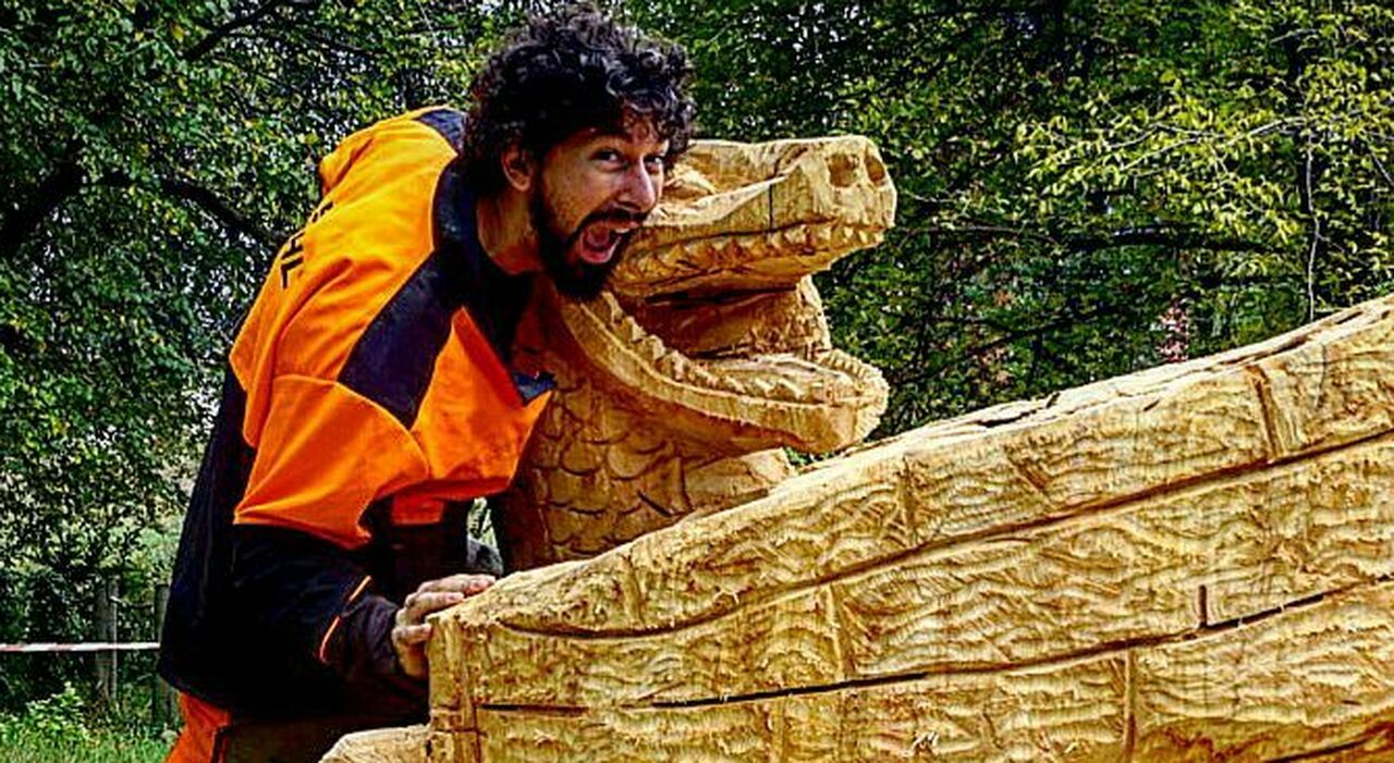 «Lavoro alberi malati per farne sculture»