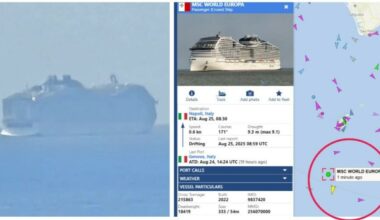 avaria ai motori. A bordo 8.500 persone