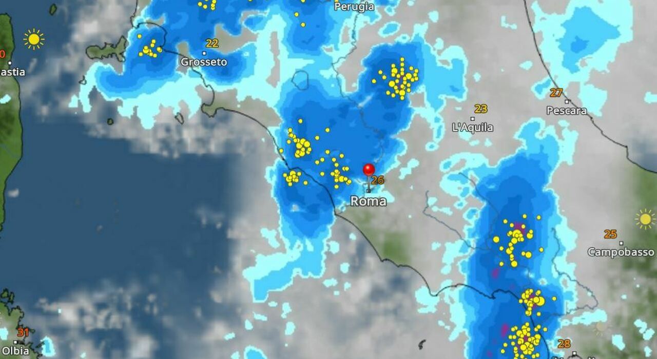 Temporale a Roma in arrivo: dove e quando, le previsioni meteo giorno per giorno - Il Messaggero