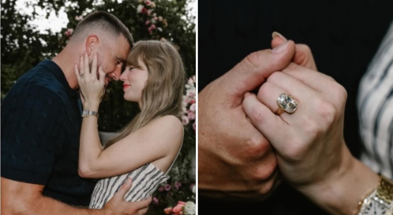 la proposta di matrimonio, le foto, le lacrime e un anello da sogno. Gli auguri di Trump e i coriandoli su Google