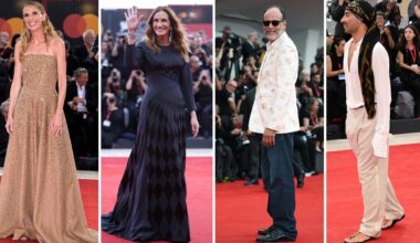 Julia Roberts splende, ma non per il look (7). Stefano Guerrera pirata in infradito (4), Luca Guadagnino in jeans e fiorellini (9)