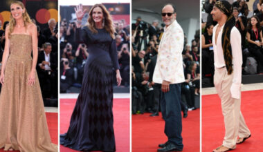 Venezia, pagelle look terza serata: Julia Roberts splende, ma non per il look (7). Guerrera pirata in infradito (4), Guadagnino jeans e... - Il Messaggero
