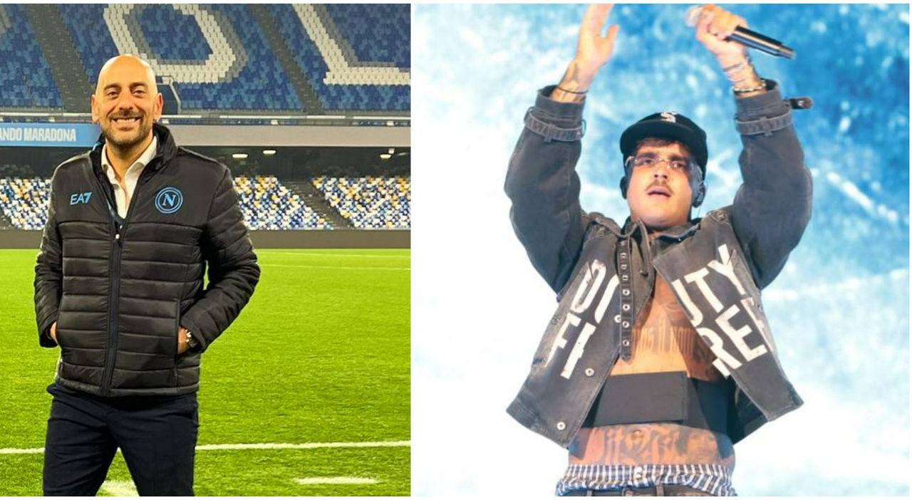 Decibel Bellini torna come speaker al Maradona, a Geolier la parte artistica