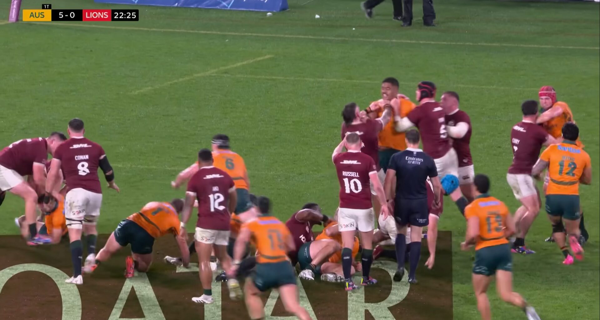 "Insulti, risse, provocazioni: Australia-Lions è stata la parodia di questo sport"