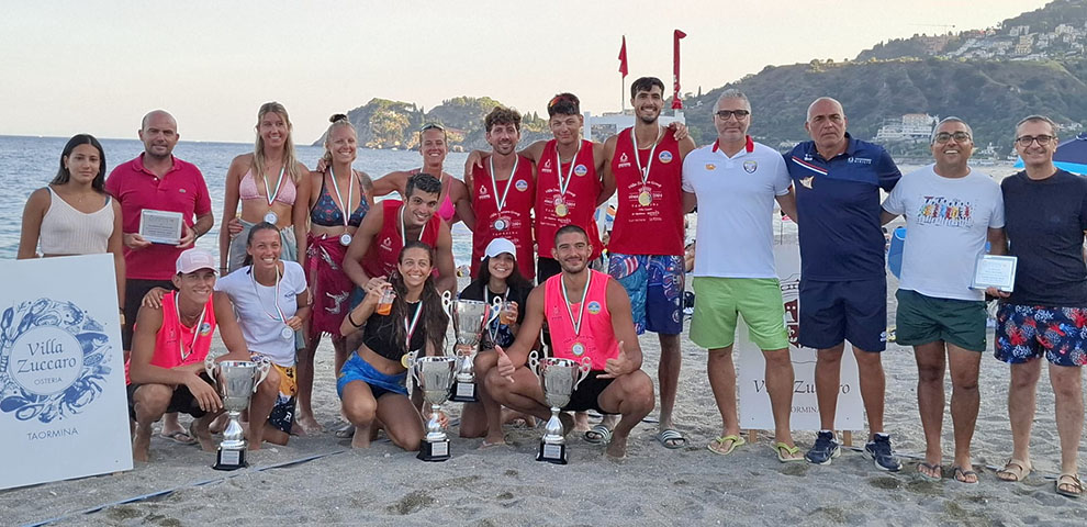 Taormina. Beach volley, Coppa Sicilia a Ndrecaj-Orto e Foscari-Saccullo