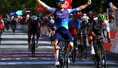 Giro del Portogallo 2025, volata vincente dell'australiano Brady Gilmore